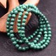 Bracelet Malachite perles rondes 6mm 
