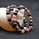 Bracelet Tourmaline multicolore perle de 8mm