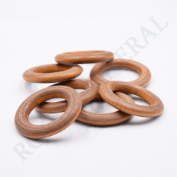 Anneau en bambou, support oeufs/spheres 3cm