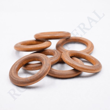 Anneau en bambou, support oeufs/spheres 3cm