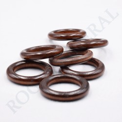 Anneau en bambou, support oeufs/spheres 6cm