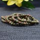 Pulsera Unakita perlas redondas 6mm