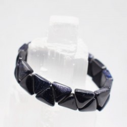 Bracelet Pierre de nuit triangle