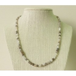 Collier Agate Perle ronde