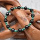 Bracelet Shungite et Malachite KPM03
