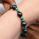 Bracelet Shungite et Malachite KPM03