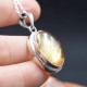 Pendentifs Citrine et argent 