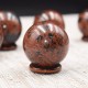 Sphères en Obsidienne Acajou