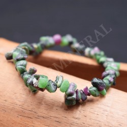 Bracelet Rubis Zoïzite baroc