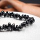 Tourmaline noir bracelet baroque