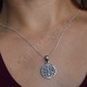 Pendentif Fleur De Vie En Argent 2cm