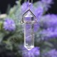 Pendentif Cristal de Roche biterminé