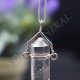 Pendentif Cristal de Roche biterminé