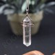 Pendentif Cristal de Roche biterminé