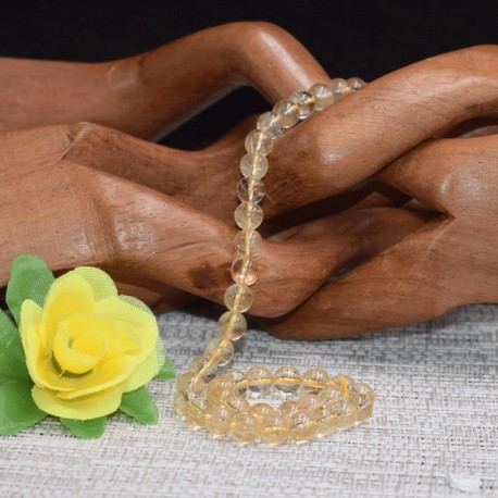 Citrine naturelle perles 8mm prix dégressifs
