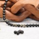 Obsidienne dorée  naturelle perles 8mm prix dégressifs