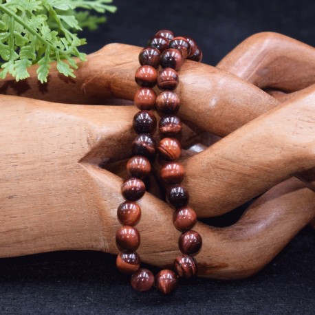 Oeil de taureau naturel perles 8mm prix dégressifs