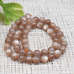 Pierre de lune mokka naturelle perles 8mm prix dégressifs