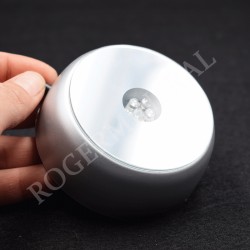 Support en plastique avec Led blanches, à piles