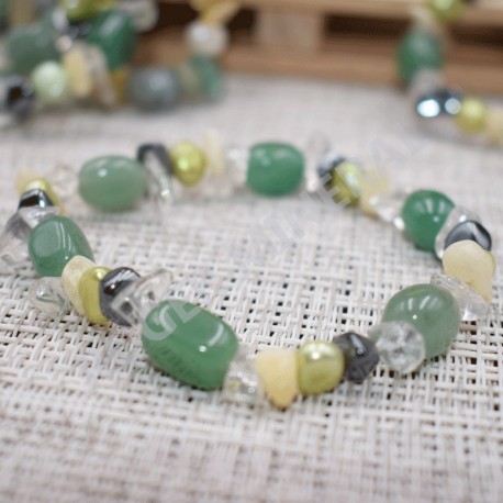 Bracelet Aventurine et autres pierres
