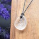 Pendentif Cristal de Roche + cordon