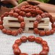 Pulsera Jaspe rojo piedras rodadas
