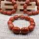 Bracelet Jaspe rouge pierres roulées