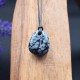 Pendentif Obsidienne Flocon de Neige + cordon