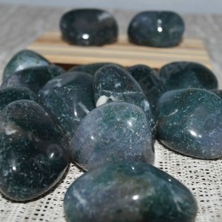 Ágata musgo piedra rodada por unidad