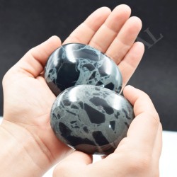 Obsidiana Spider piedra pulida