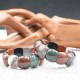 Pulsera Jaspe policromo cabujón grande
