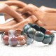Bracelet Jaspe Polychrome grand cabochon