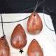 Grand Pendentif Jaspe Rouge + cordon