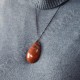 Pendentif Jaspe Rouge + cordon