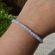 Bracelet Calcédoine perle ronde 04mm