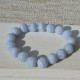 Bracelet Calcédoine perle ronde 12mm