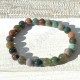 Bracelet Jaspe Polychrome perles rondes 8mm