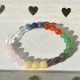 Bracelet pierres 7 chakras 8mm