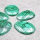 Malachite cabochon