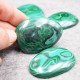Malachite cabochon