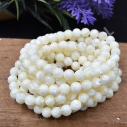 Bracelet Agate mousse grand cabochon