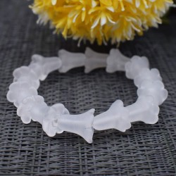 Pulsera Cristal de roca tulipa