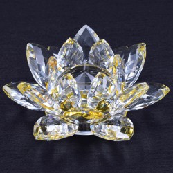 Lotus Feng-shui 8cm jaune