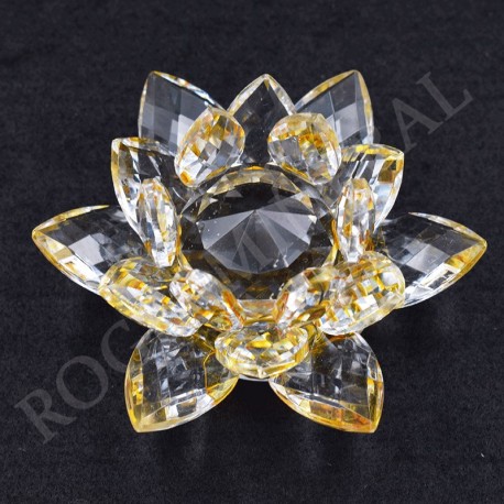 Lotus Feng-shui 3cm jaune