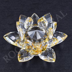 Lotus Feng-shui 4cm jaune