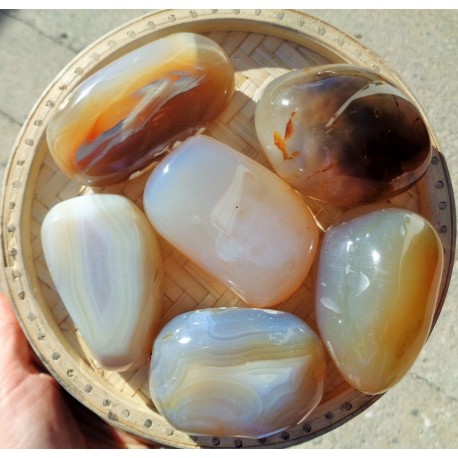 Agate galets 100 à 150gr
