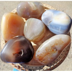 Ágata piedras pulidas 150 a 200g