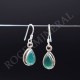 Boucle d'oreille Fluorite argent 1