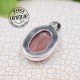 Rhodochrosite Pendenf + Boucle d'oreille RODO04