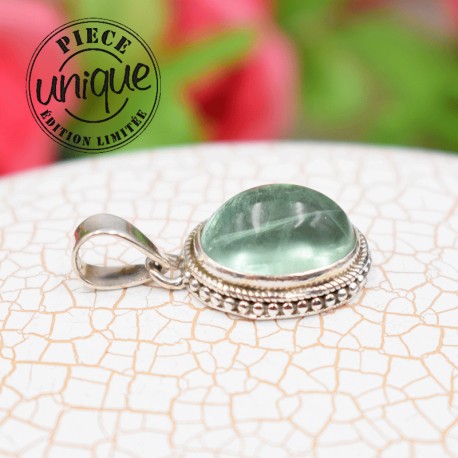 Pendentif Fluorite verte 8